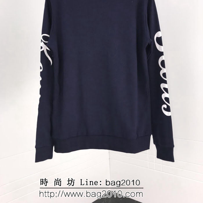 KENZO高田賢三 18ss秋冬新款 袖子品牌字母印花 刺繡老虎 男款衛衣  ydi1937